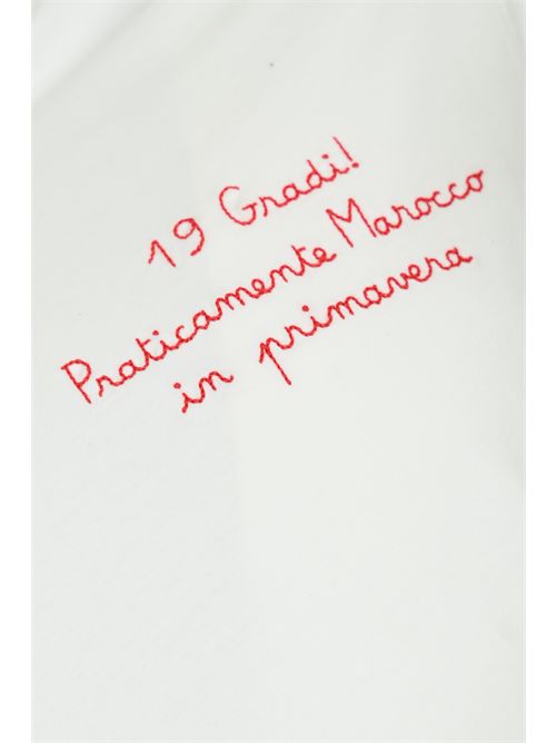 T-shirt Arnott in cotone con ricamo 19 gradi praticamente marocco in primavera Mc2 Saint Barth | ARN000100646I